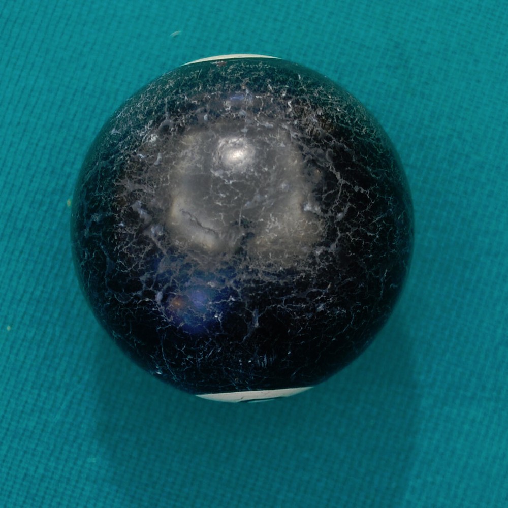 Vintage 2-1/4" Brunswick (BBC) Darted Ivorylene Eight Ball A