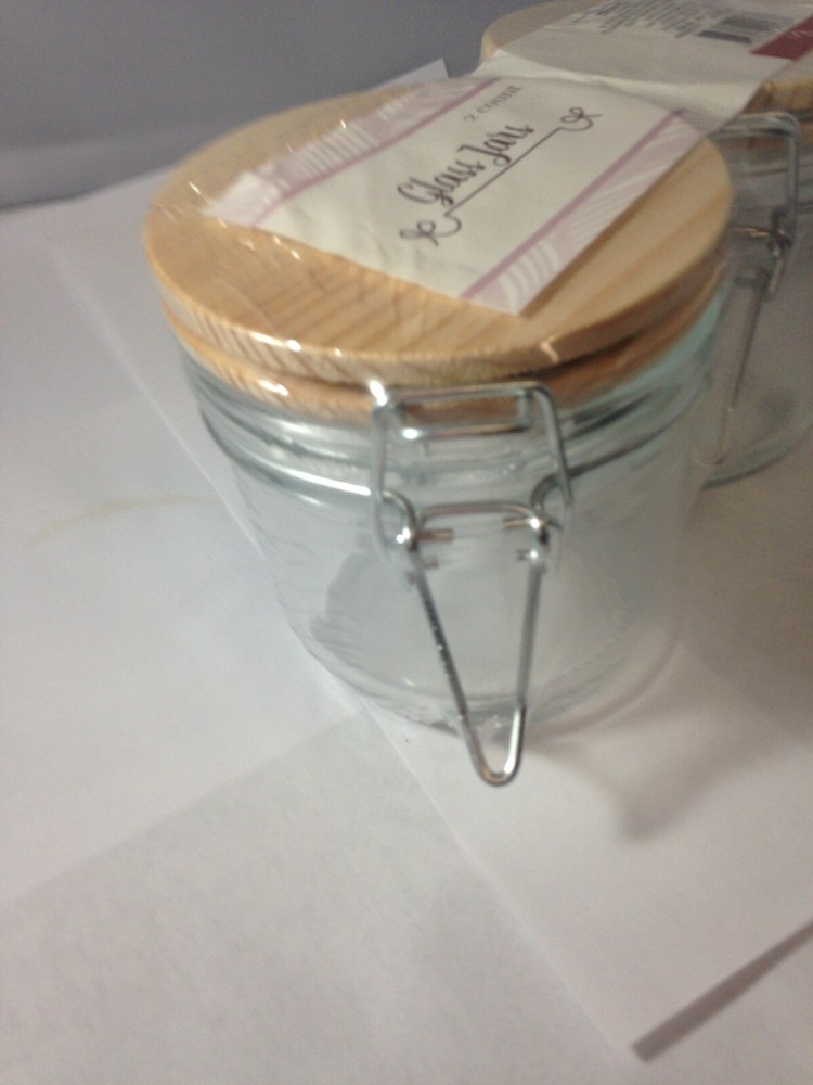 Horizon Group USA 2 Count Glass Jars New