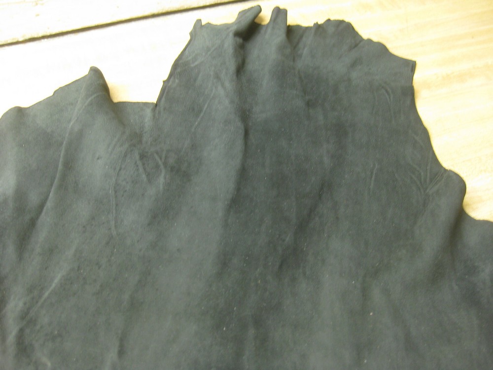 Black Top Grain Deer Leather # 0009757 ROW 77