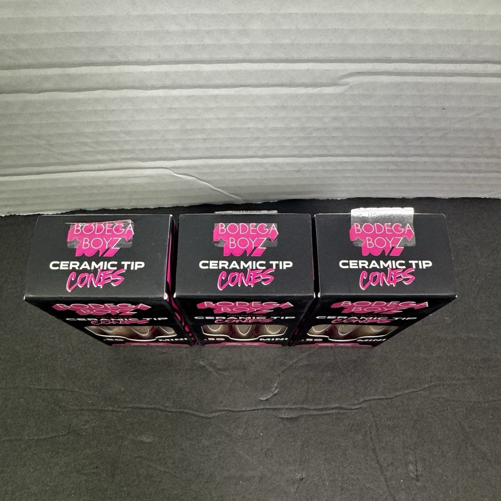 BODEGA BOYZ PREMIUM MINI REUSABLE PRE-ROLLED CERAMIC TIP CONES 18 COUNT