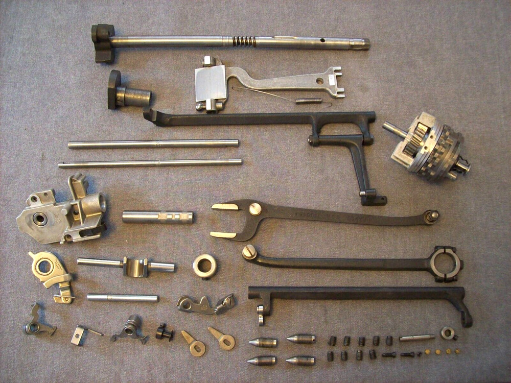 Singer 500A Sewing Machine Connecting Rods, Cam Stack, & Misc. Internal Parts.