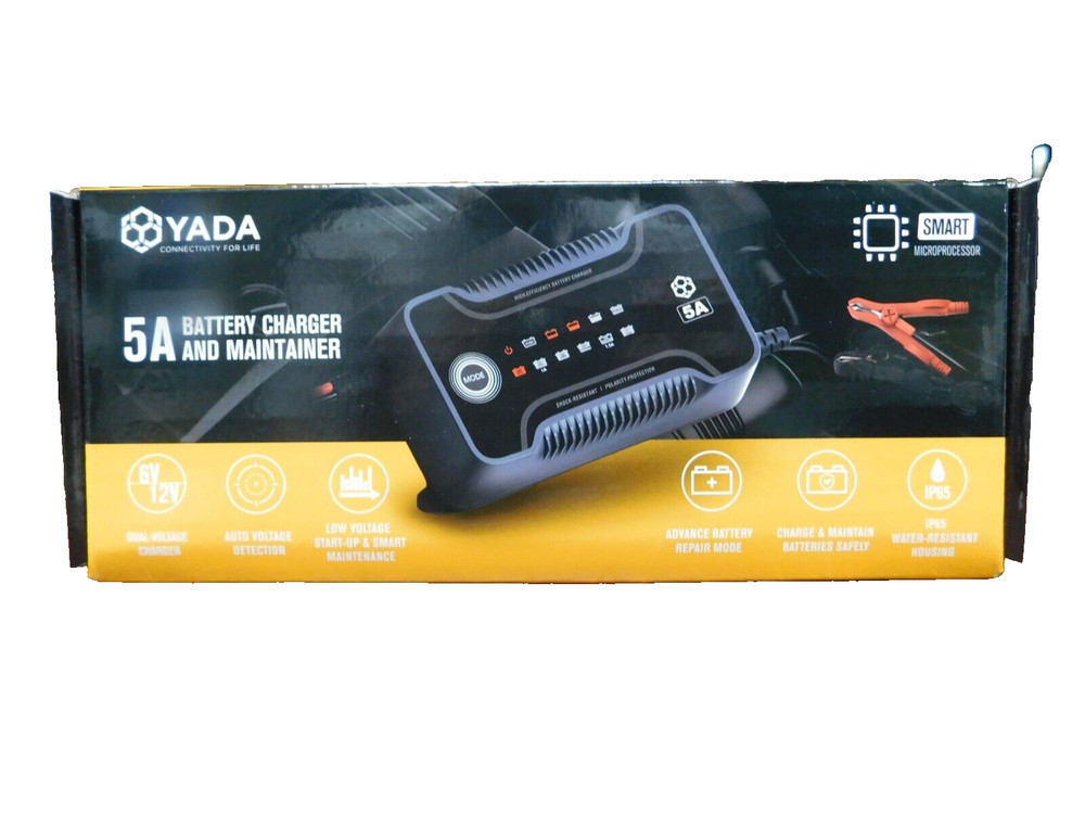 Yada 5A Battery Charger And Maintainer
