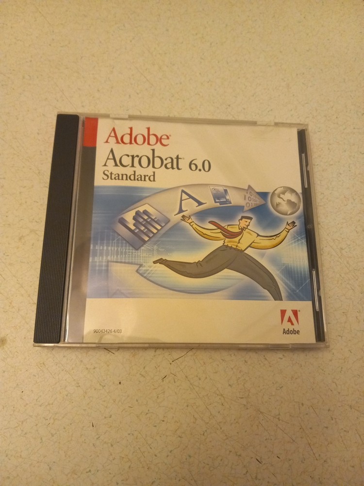 Adobe  Acrobat 6.0 Standard for Windows PC with serial number