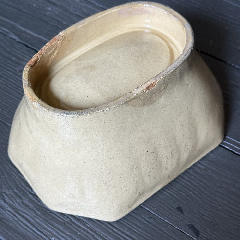 Antique Pottery Pudding Mold