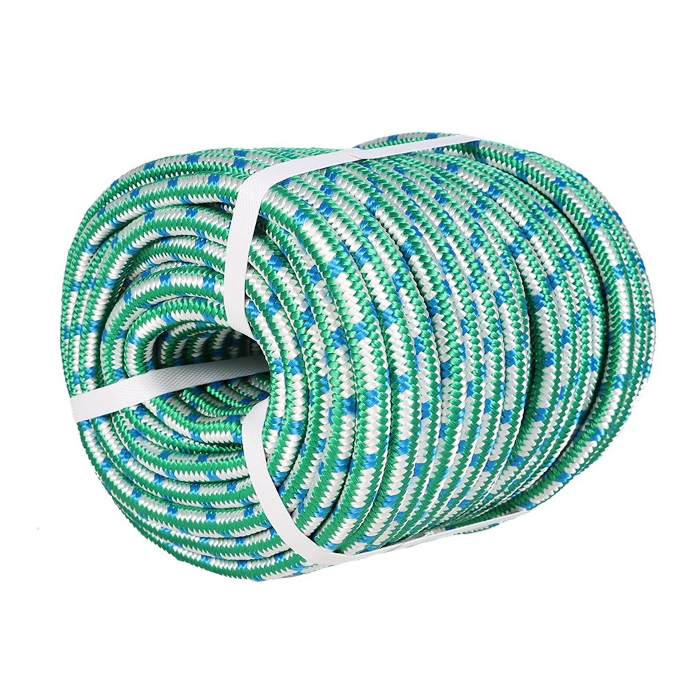 Durability Braid Polyester Rope Arborist Tree Rope 1/2" × 150' 16 Strand