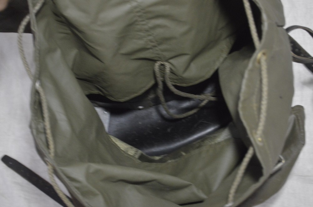 Swiss Military Surplus Rubberized Waterproof  Rucksack/Backpack