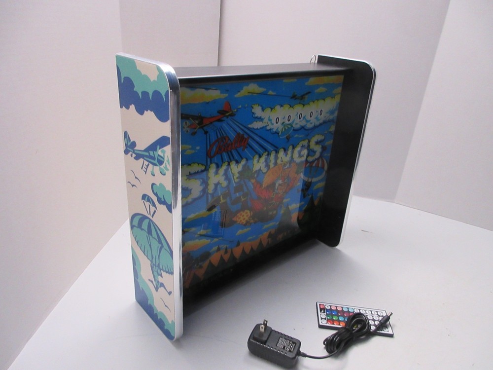 Bally Sky Kings Pinball Head LED Display light box