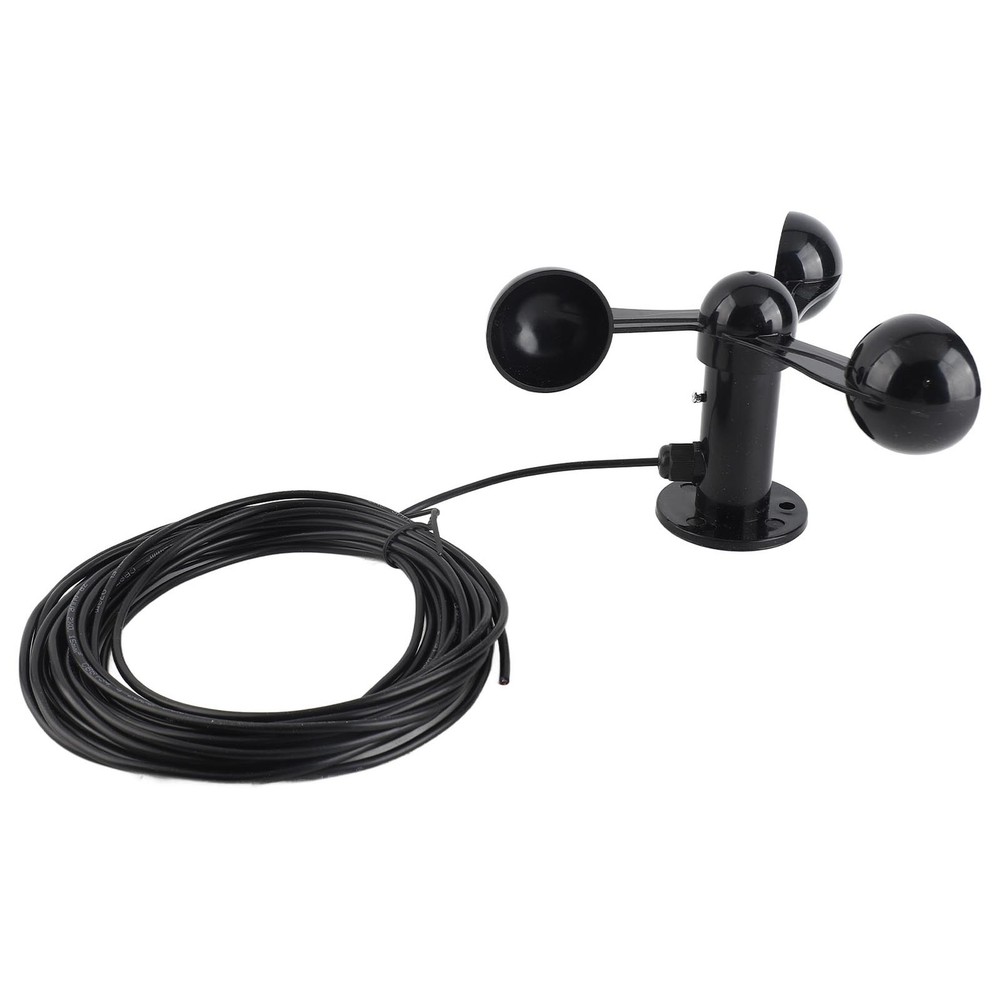 Anemometer Sensor Wind Speeds Cup With 8M Water Resistant Cable 4cm Mounting NY