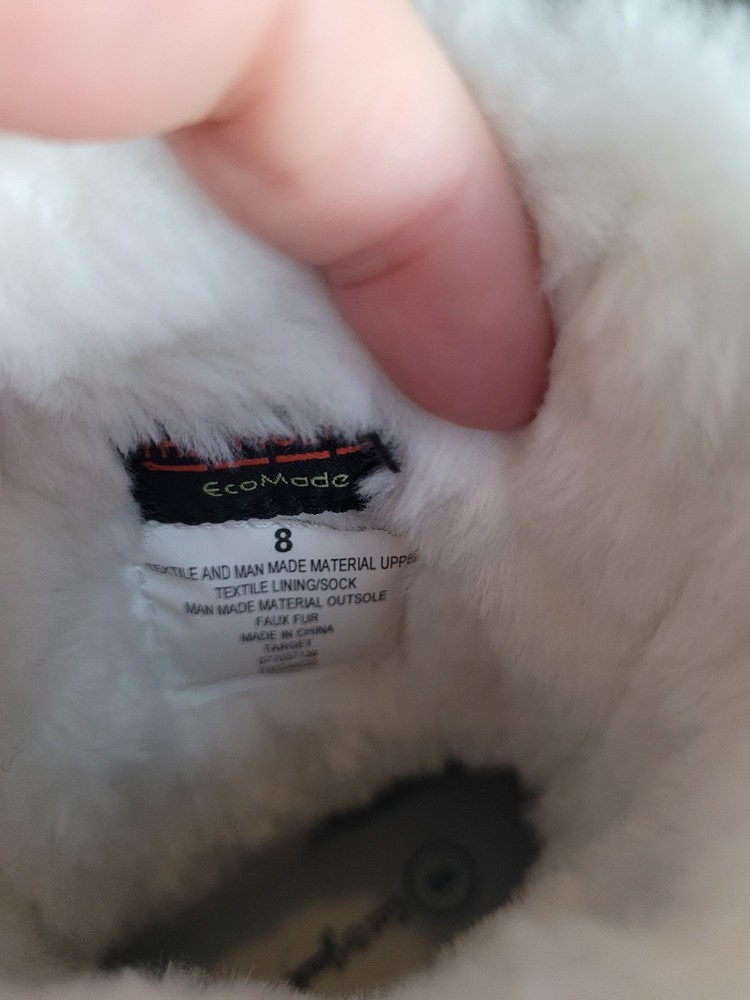 Pre-Owned CAT & JACK 8 Non Marking Dinosaur Winter Boot Boy