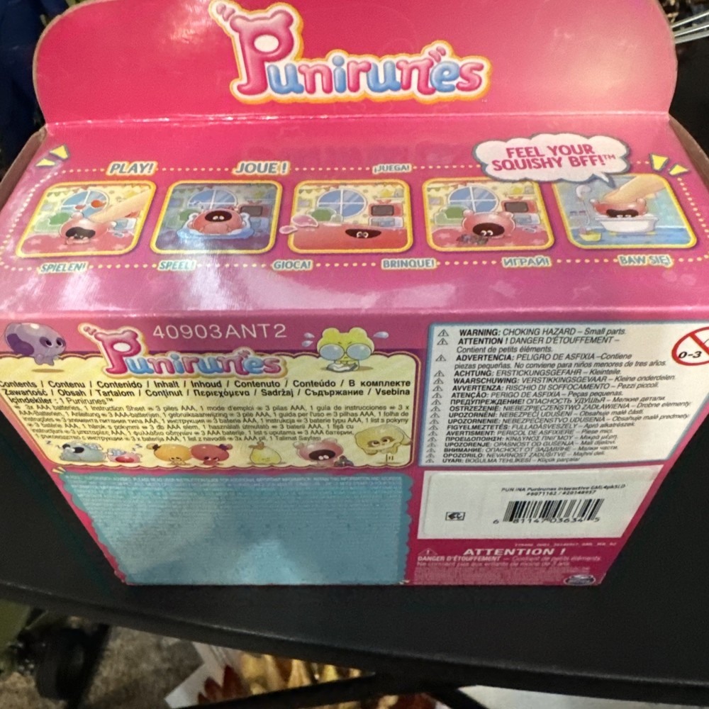 Punirunes Interactive Digital Toy - 55 Squishy Characters, Touch Screen, NIH