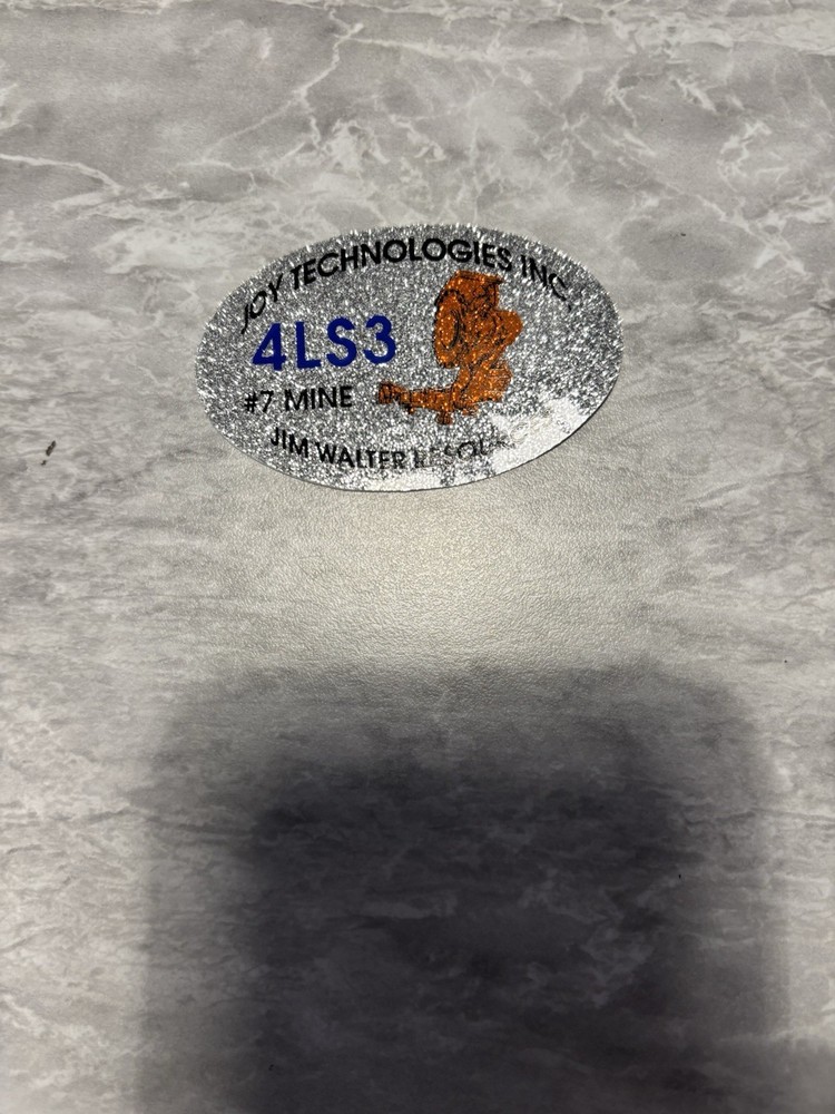 Joy Coal Mining stickersNICE Older Sticker RARE