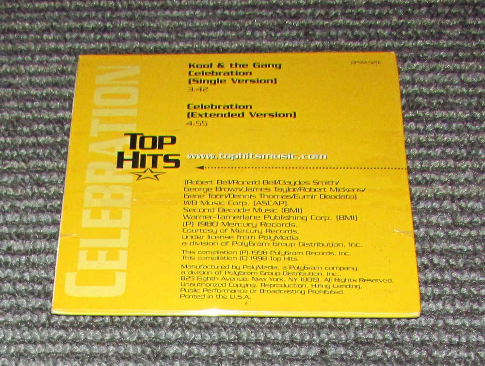 Kool & The Gang Celebration (Single & Extended Versions) Music CD
