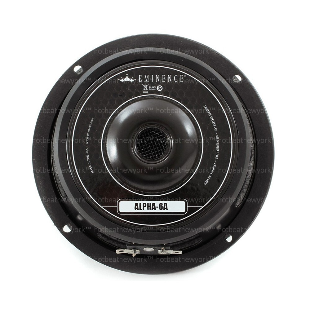 Eminence ALPHA-6A 6" inch Midrange Raw Speakers 2-PACK ALPHA 6A