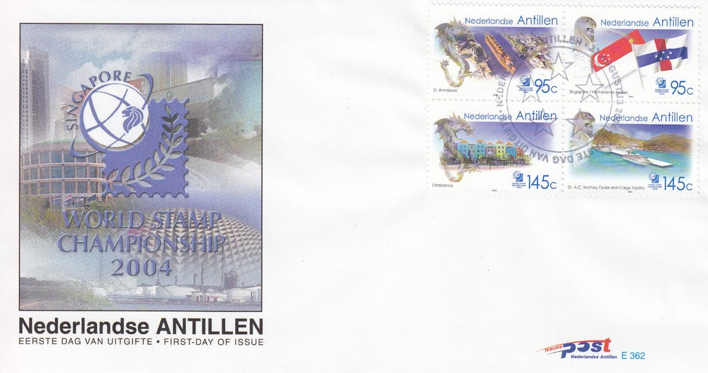 Netherlands - Dutch Antilles FDC Issue 2004 (362) Flag