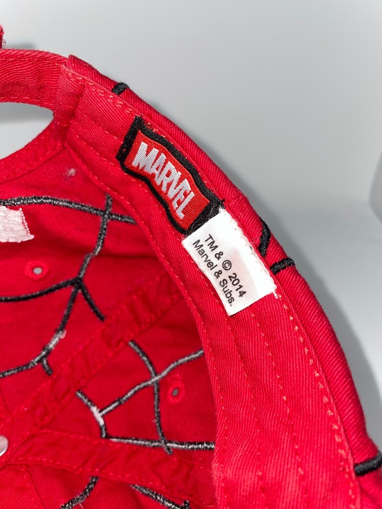 Baseball Cap Hat Spider Man Marvel Universal Studios One Size Youth Strap Back
