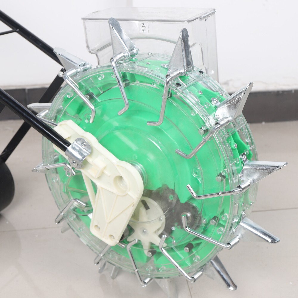 Manual Seeder Machine Hand Push Roller Soy Corn Carousel Precision Seeding Tool