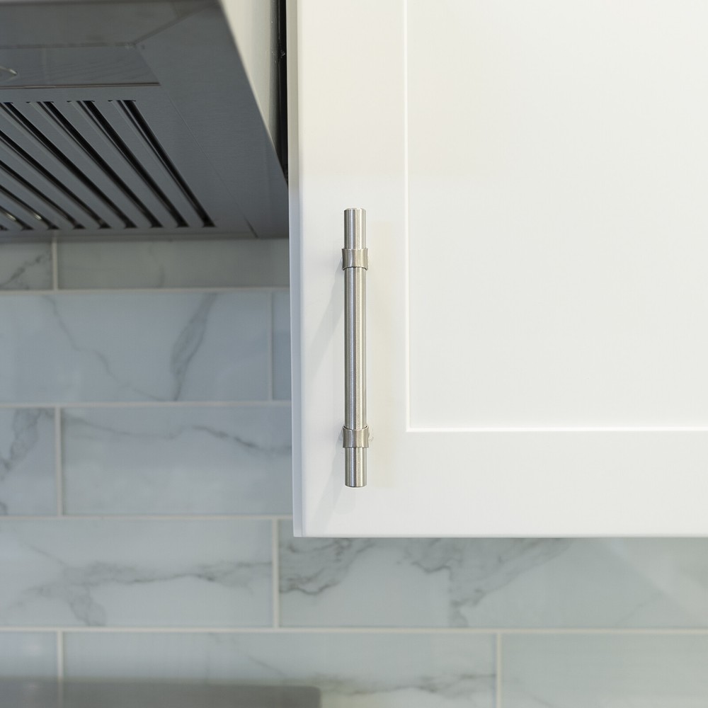 Brushed Nickel Kitchen Cabinet Handles Bathroom Knobs Bar Pulls Stainless Steel
