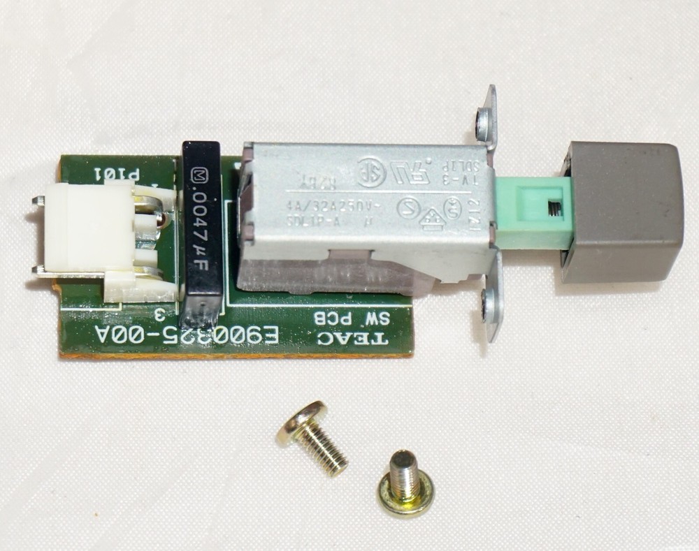 Teac #E900325-00A Power Switch Button Control Board SW PCB for Tascam DA-38