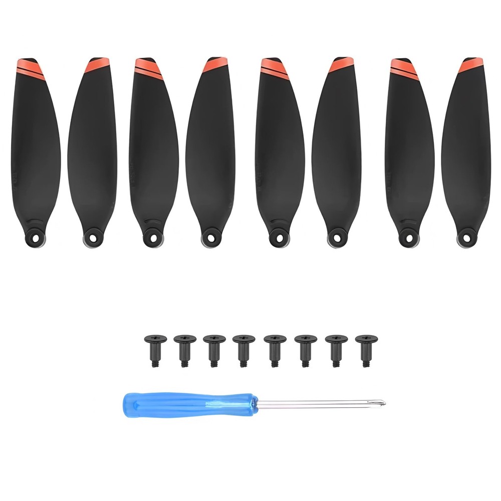 8Pcs Mini 2 Propellers for DJI 2 & 2 SE 4K Drone Mini, Black