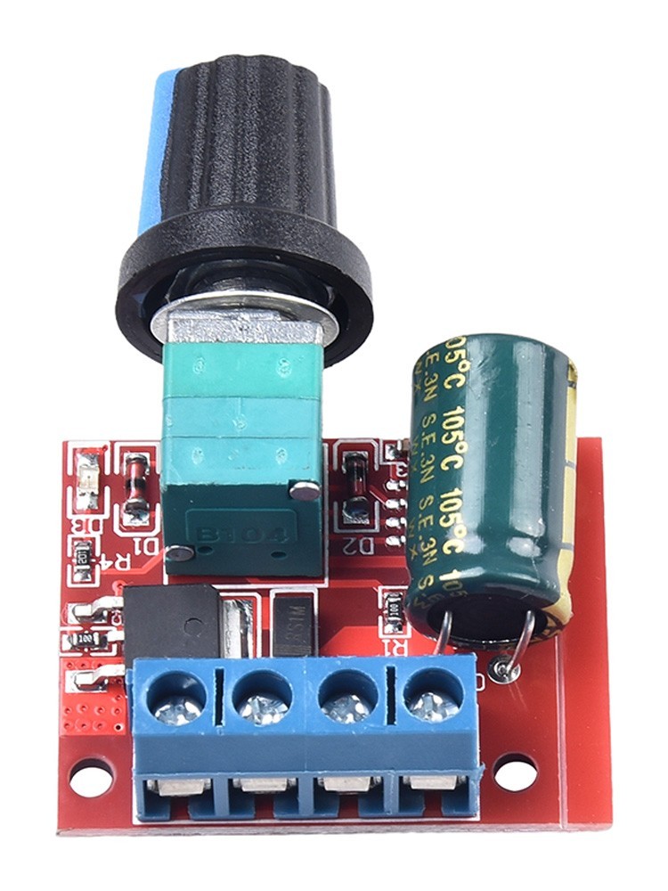 Advanced Speed Control Switch for DC Motor Compact Design Adjustable Output
