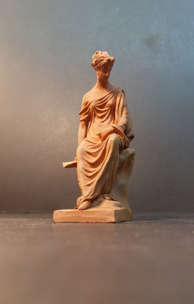 Tanagra Statue Terracotta