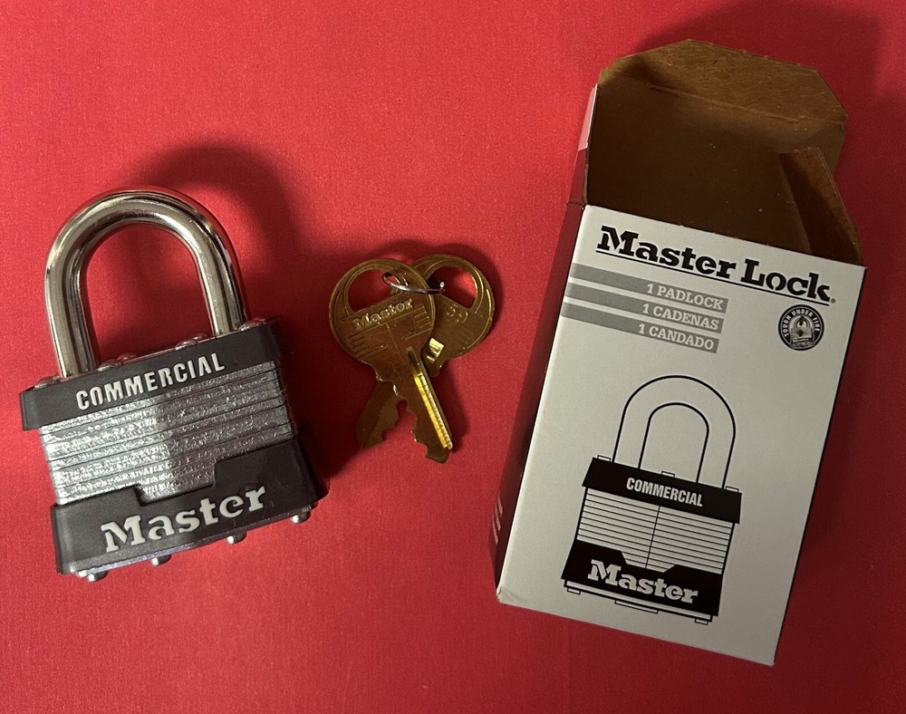 Master Lock No. 1 Commercial Padlock w/2 Keys