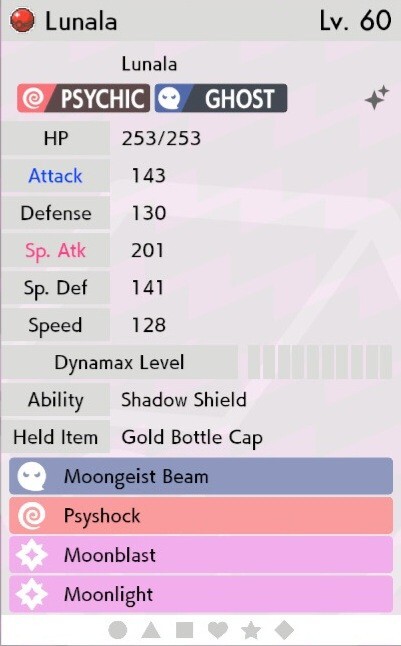 ✨Shiny✨ Event Lunala For Sword & Shield