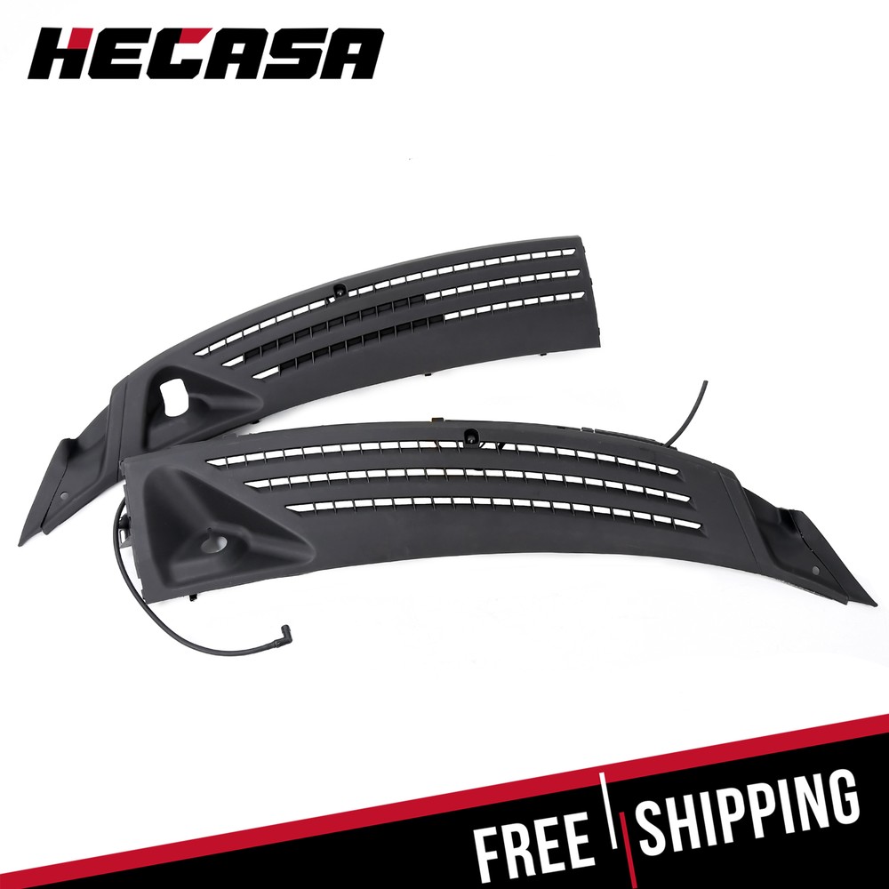 For 06-08 LINCOLN MARK LT Outer Windshield Window Wiper Cowl Cover Panels Pair