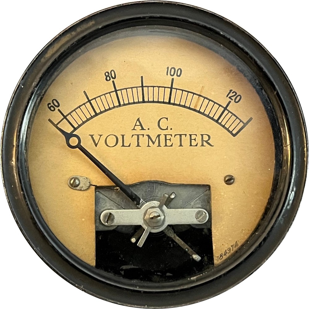 Instrument AC Voltmeter 18497A A. C.