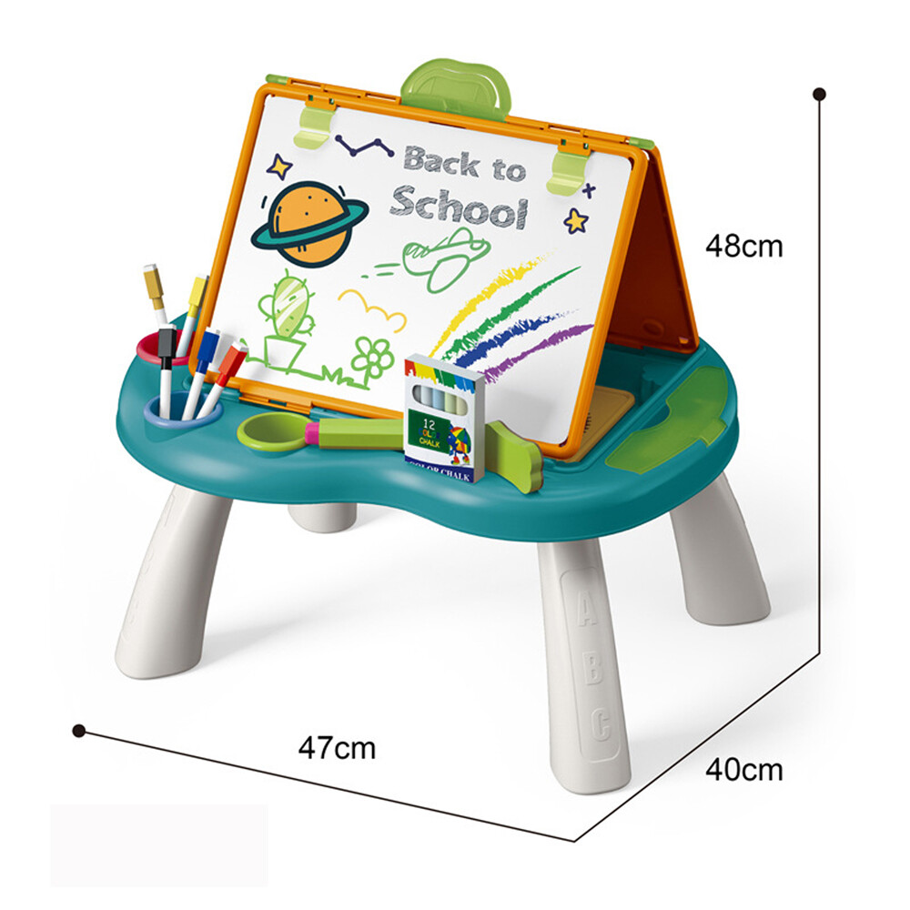 Toddlers Explore and Write Activity Desk With Double-Sided Magnetic Boards Gift