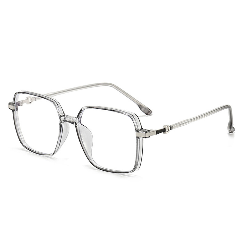 Ultralight Anti Blue Light Reading Glasses Square Oversize Prebyopia Eyeglasses