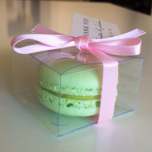 Clear Macaron Box for 1 Macarons($0.95/pc x 25 units) Macaron Box Macaron Boxes