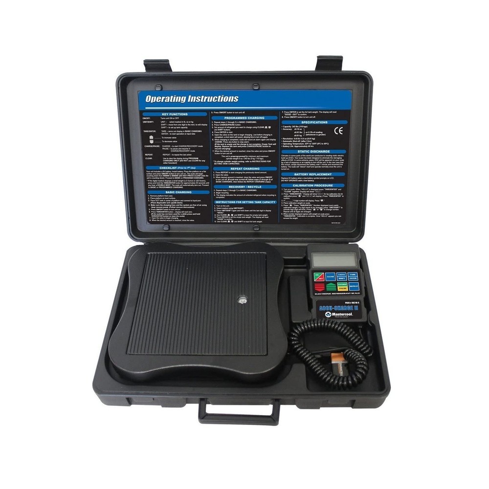 Electronic Refrigerant Scale, for HVAC & Refrigeration Charging
