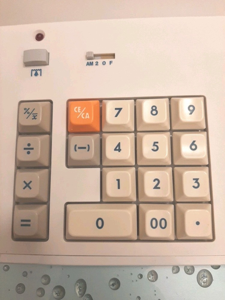 Vintage Adler 12P Calculator 4-Function Printer 1976