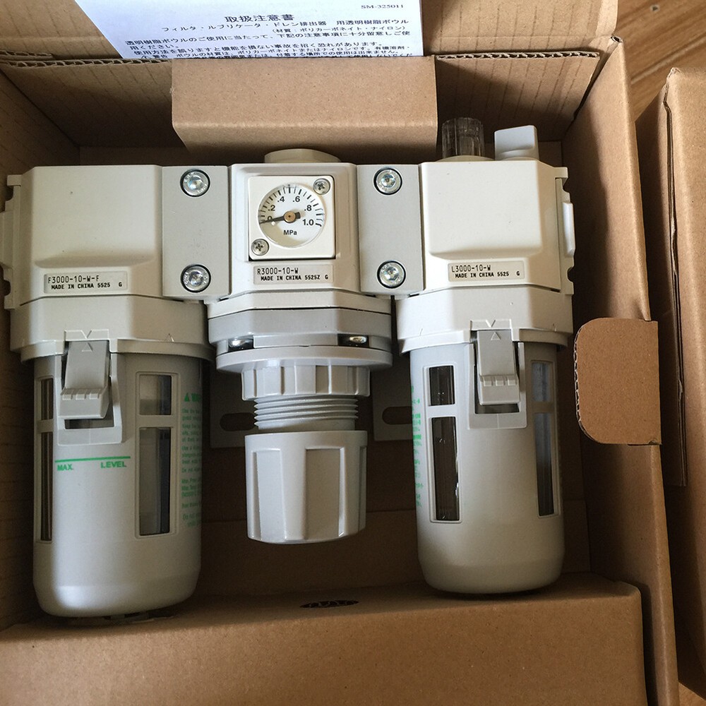 For CKD C3000-10-W-F Triplex Pressure Reducing Valve