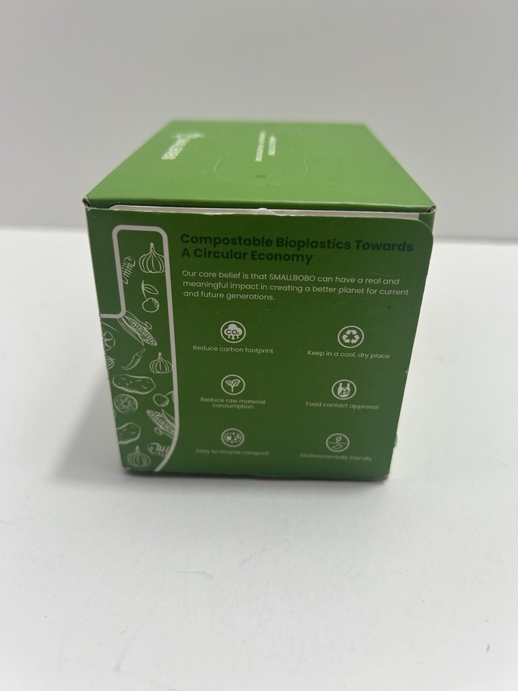 Smallbobo Compostable Bags 1.6 Gallon 50 Count