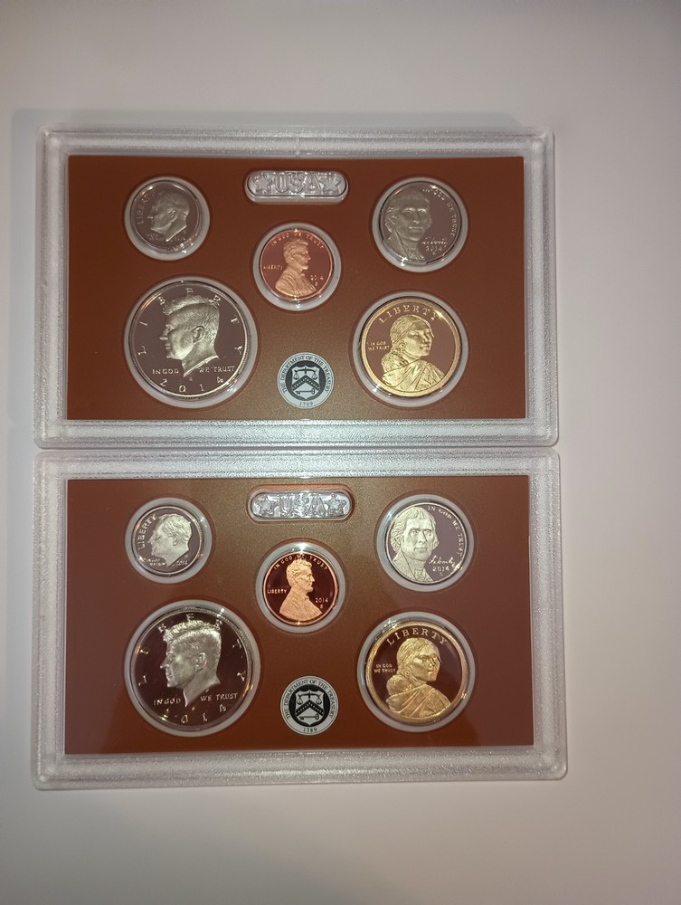 2014 PARTIAL PROOF SET  ( CLAD ) Read Description !