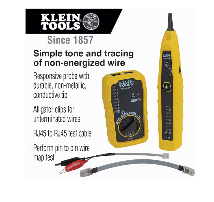 Klein Tools Tone and Probe Test and Trace Kit