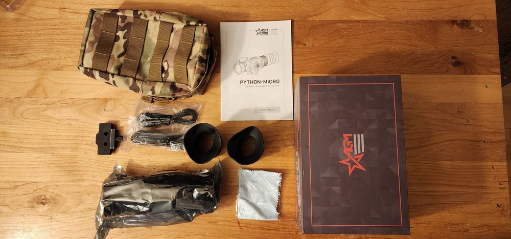 AGM Python-Micro TS-50 384 Thermal Scope for Rifle with Accessories, Black