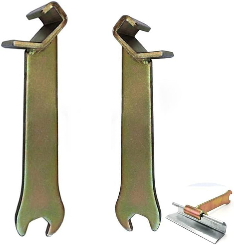 2-Pack Heavy Duty Cleat Lever Lock Tools for TDC/TDF/HVAC Duct Clamping