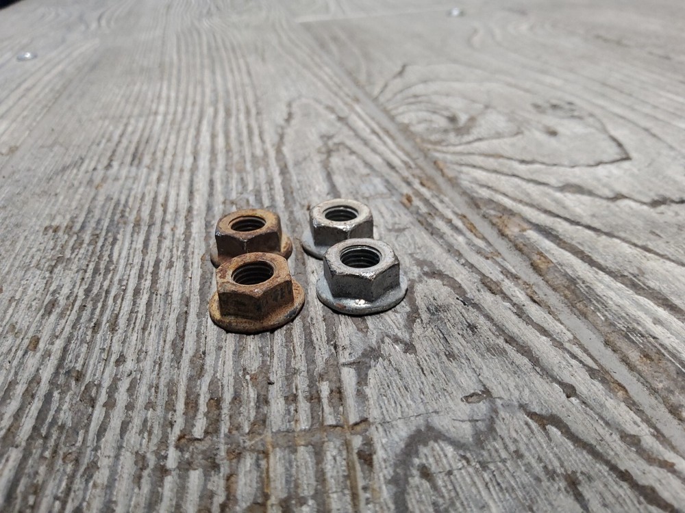 2011 11 07-11 Harley Davidson Softail Fatboy Exhaust Headers Mount Nuts