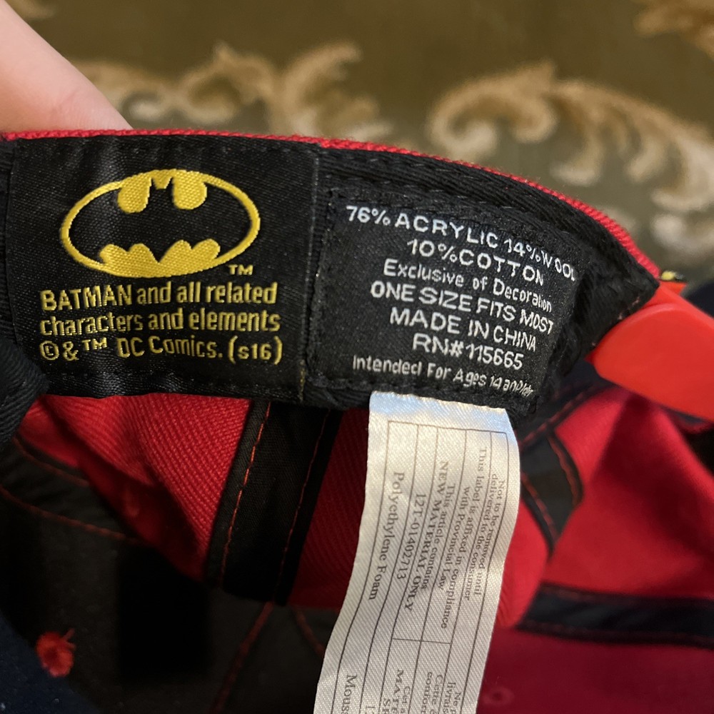 Batman DC Comics ROBIN BOY WONDER SnapBack Adjustable Ball Cap NWT