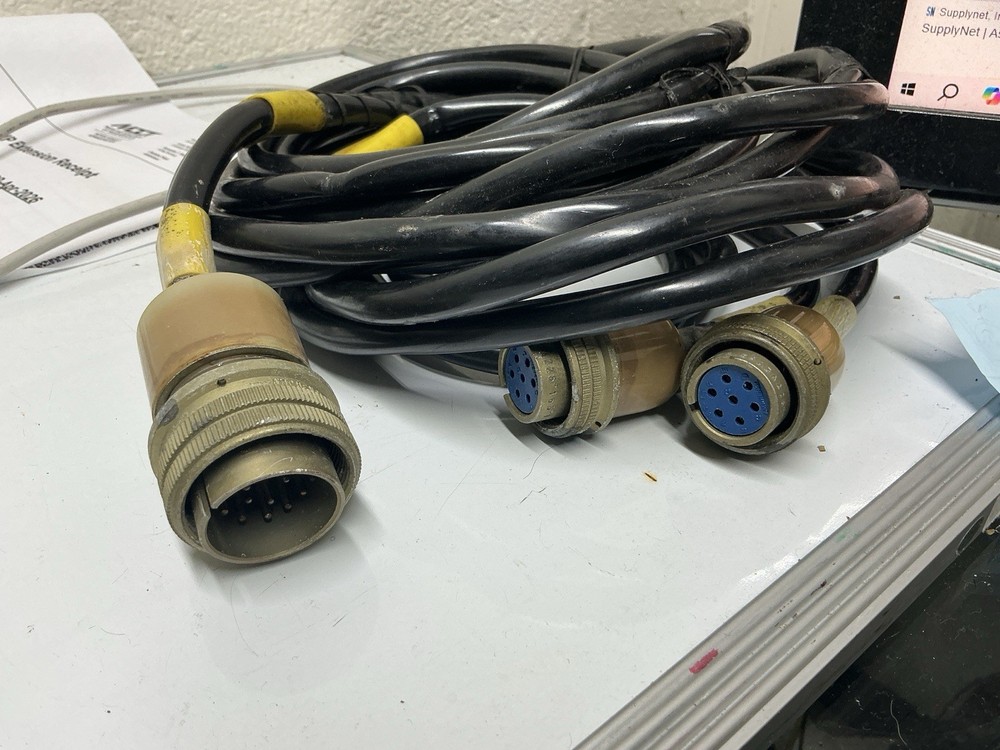 MIL Spec  CAV 2790-826 Cable 10 ft. w/male Amphenol 20-29P to Dual Female 16S-1S