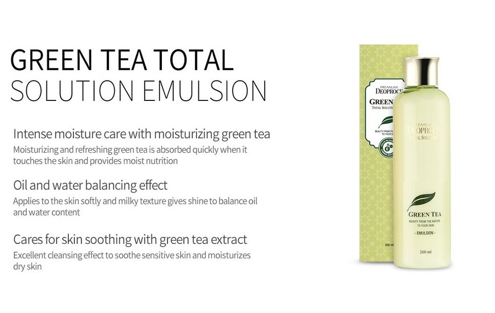 Deoproce Premium Green Tea Total Solution Skin Care 3 Set