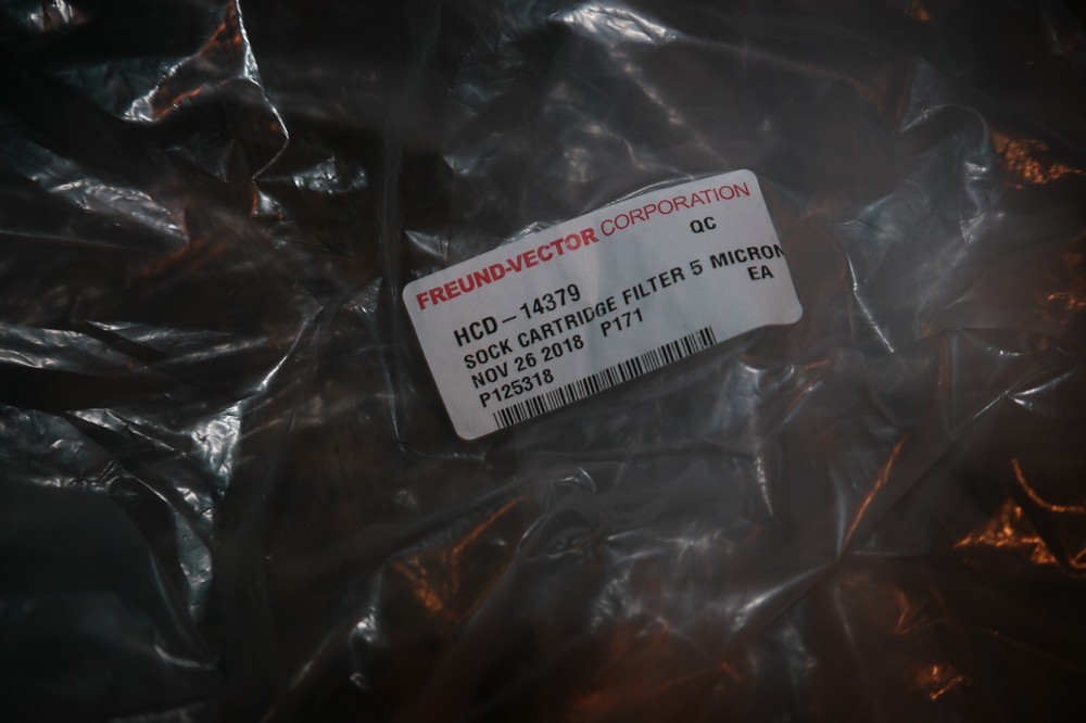 Fruend Vector HCD-14379 Sock Cartridge Filter 5 Micron for Dust Collector NEW