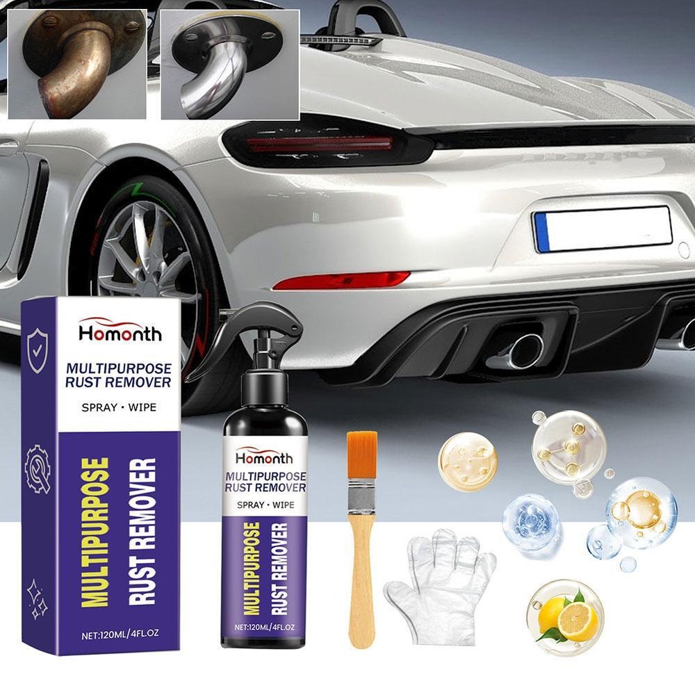 Multi-purpose Car Rust Removal Spray Rust Remover Rust Inhibitor Derusting US☆☆