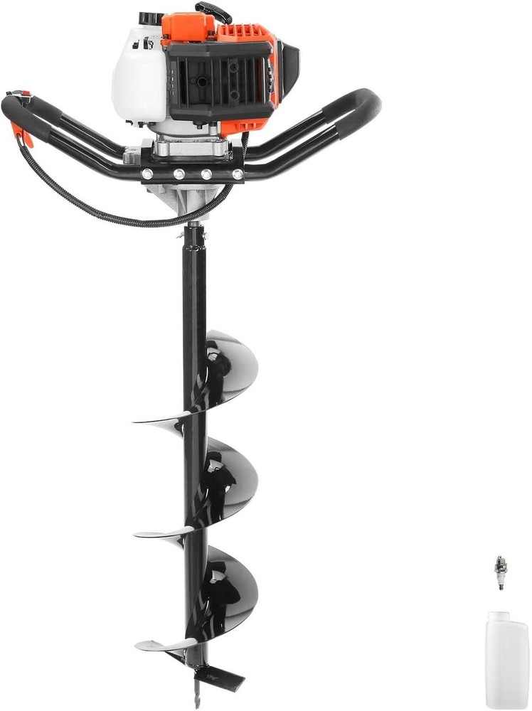 Reliable 1250W Post Hole Digger with Complete Accessory Kit for Garden Projects