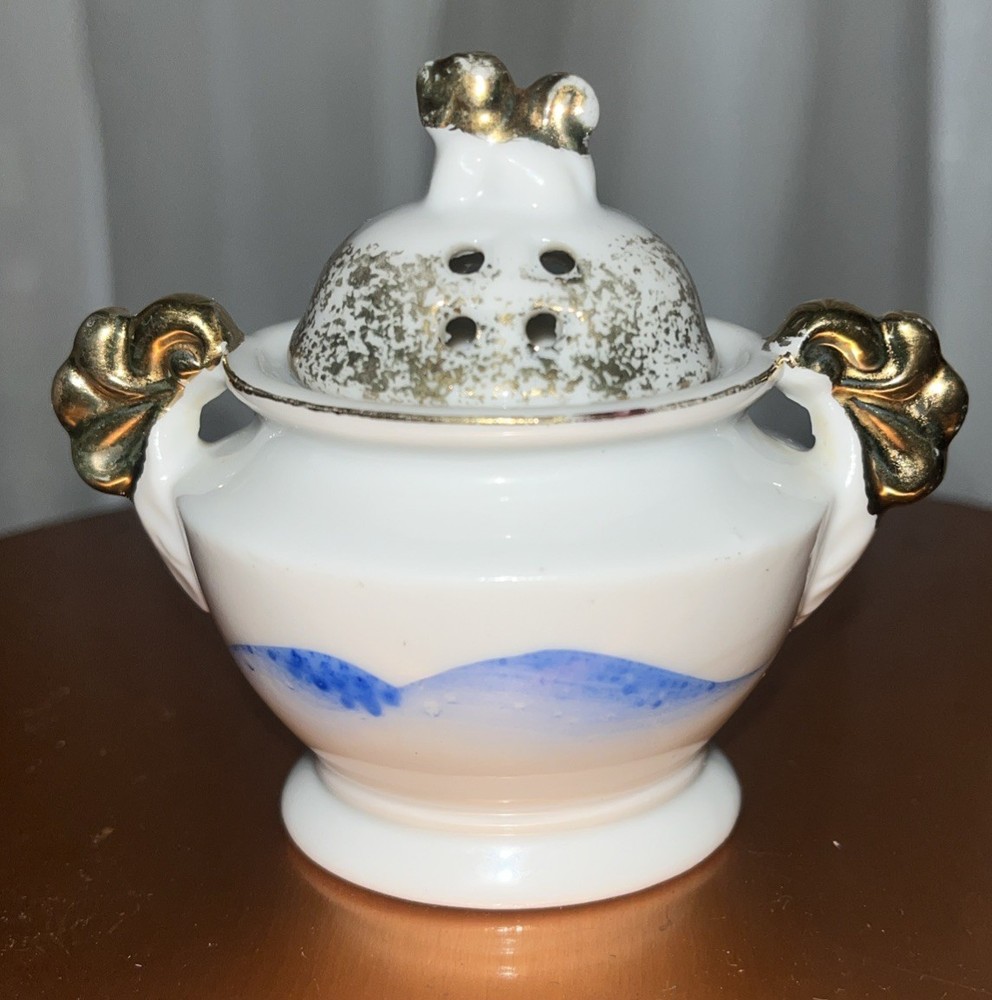 Vintage Hand painted Oriental Incense Burner