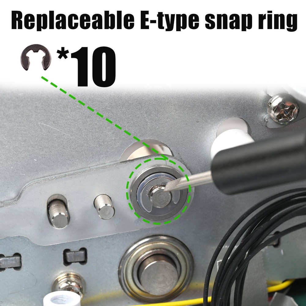 Moalaok 32-Pack Rubber Roller Replacement for Cricut Maker 3/Maker – Compl