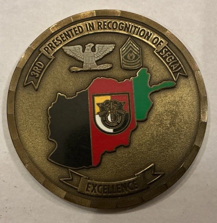 Third Special Forces Group Airborne Challenge Coin